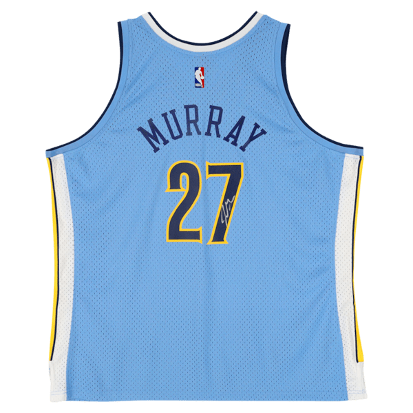Jamal Murray Denver Nuggets Autographed Fanatics Authentic Light Blue Mitchell & Ness 2016 - 17 Swingman Jersey - The Ballers Bank