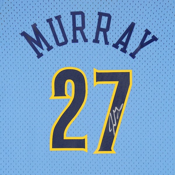 Jamal Murray Denver Nuggets Autographed Fanatics Authentic Light Blue Mitchell & Ness 2016 - 17 Swingman Jersey - The Ballers Bank