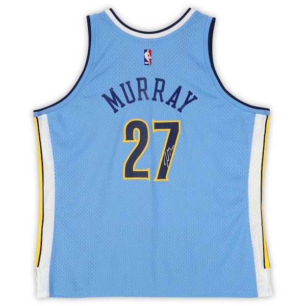 Jamal Murray Denver Nuggets Autographed Fanatics Authentic Light Blue Mitchell & Ness 2016 - 17 Swingman Jersey - The Ballers Bank