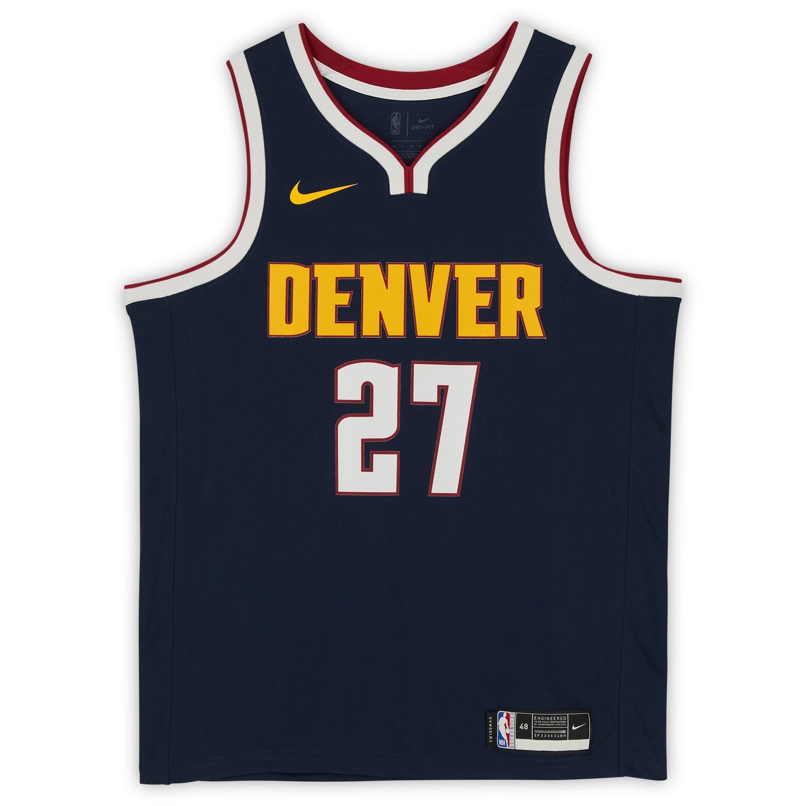 Jamal Murray Denver Nuggets Fanatics Authentic Autographed Nike 2021 Navy Icon Swingman Jersey - Navy - The Ballers Bank