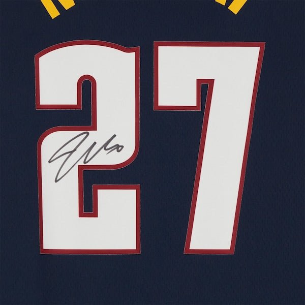 Jamal Murray Denver Nuggets Fanatics Authentic Autographed Nike 2021 Navy Icon Swingman Jersey - Navy - The Ballers Bank