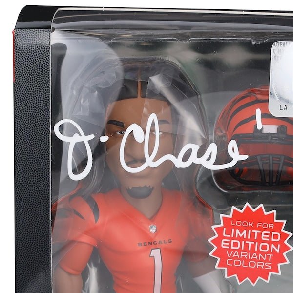 Ja'Marr Chase Cincinnati Bengals Autographed Fanatics Authentic GameChangers Series 1 6" Figurine - The Ballers Bank
