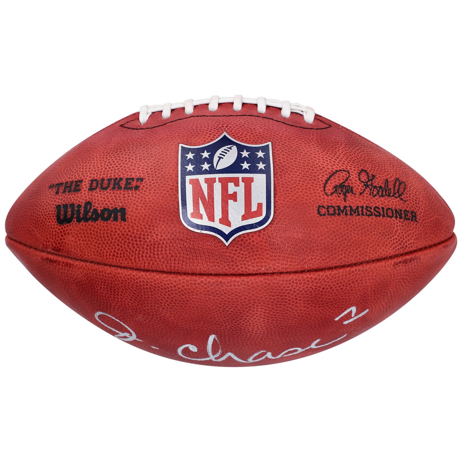 Ja'Marr Chase Cincinnati Bengals Fanatics Authentic Autographed Wilson Duke Full Color Pro Football - The Ballers Bank