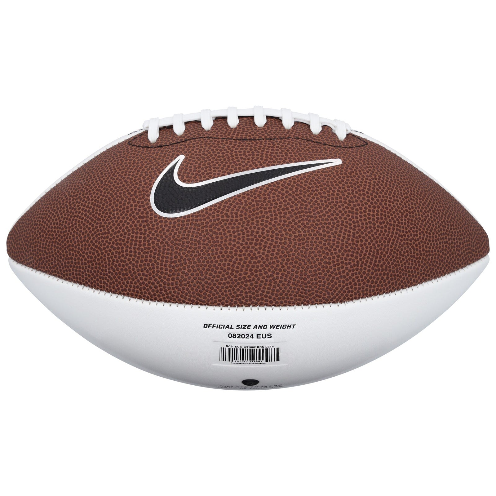 Ja'Marr Chase LSU Tigers Autographed Fanatics Authentic Nike White Panel Football - The Ballers Bank