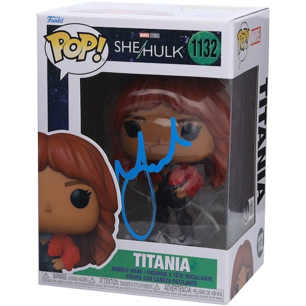 Jameela Jamil She - Hulk Autographed Fanatics Authentic Titania 1132 Funko Pop! Vinyl Figure - BAS - The Ballers Bank