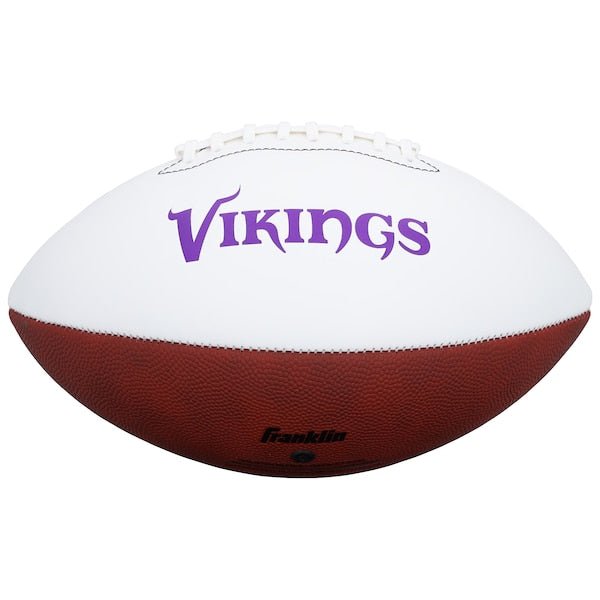 Jared Allen Minnesota Vikings Autographed Fanatics Authentic Franklin White Panel Football - The Ballers Bank