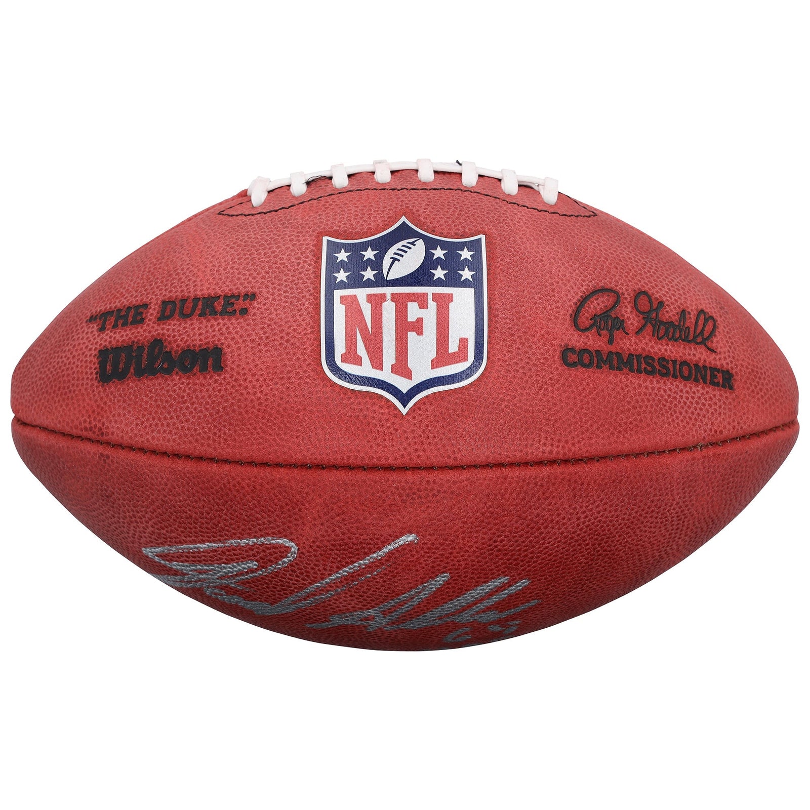 Jared Allen Minnesota Vikings Autographed Fanatics Authentic Wilson Duke Full Color Football with "HOF 25" Inscription - The Ballers Bank