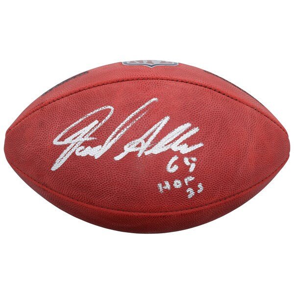 Jared Allen Minnesota Vikings Autographed Fanatics Authentic Wilson Duke Full Color Football with "HOF 25" Inscription - The Ballers Bank