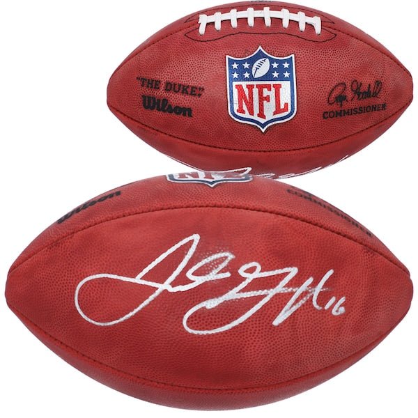 Jared Goff Detroit Lions Autographed Fanatics Authentic Wilson Full Color Duke Football - The Ballers Bank