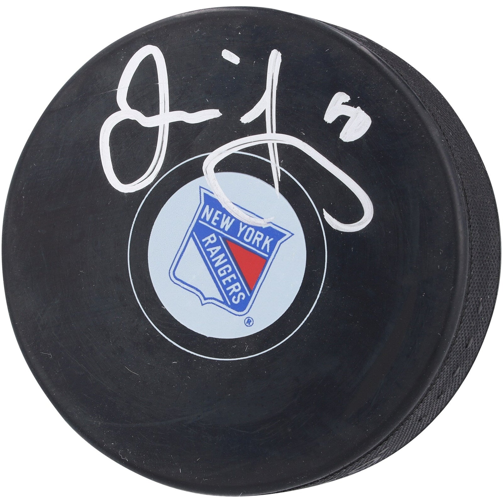 Jaromir Jagr New York Rangers Autographed Fanatics Authentic Hockey Puck - The Ballers Bank