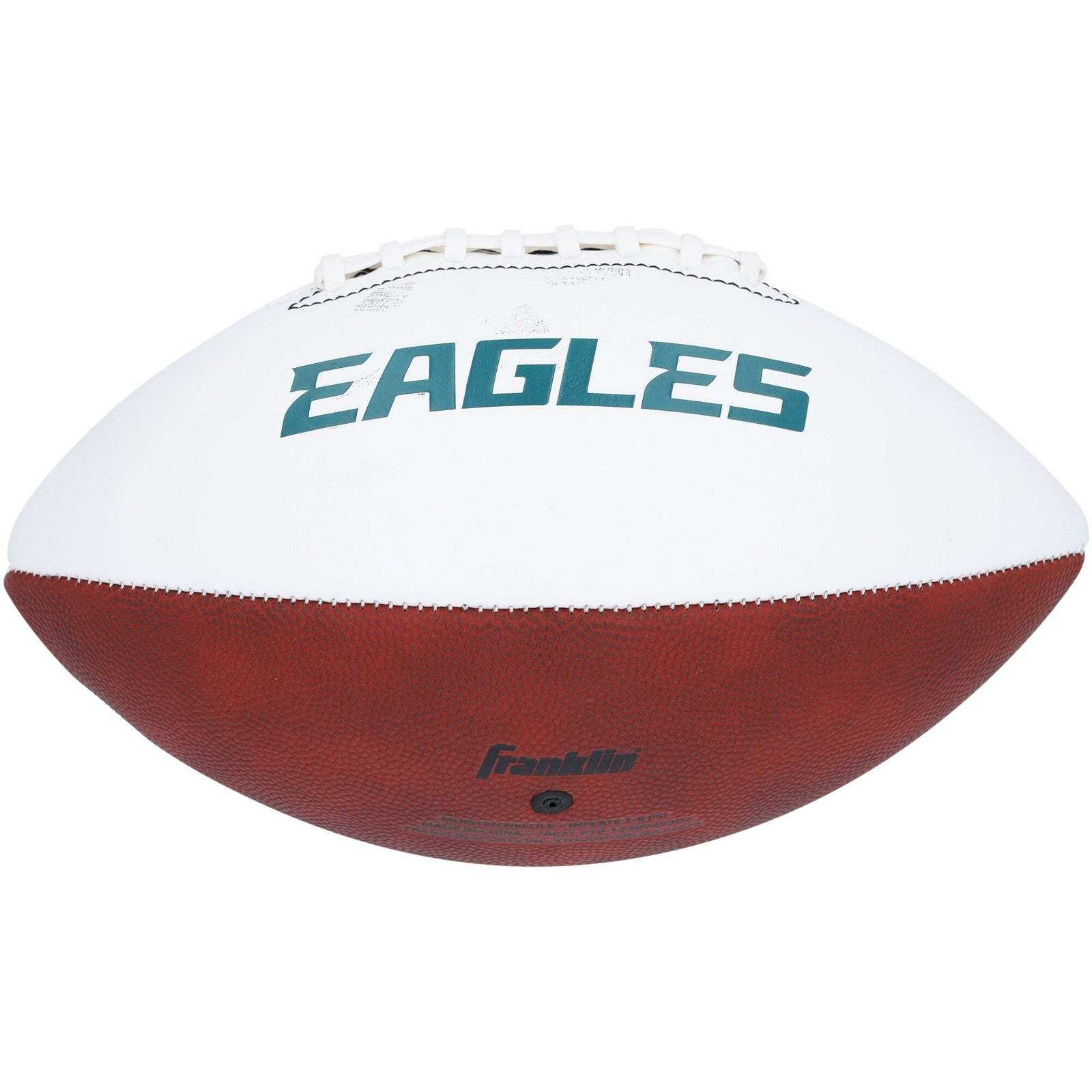 Jason Kelce Philadelphia Eagles Autographed Fanatics Authentic Franklin White Panel Football - The Ballers Bank