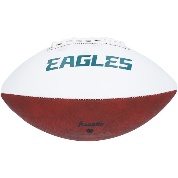 Jason Kelce Philadelphia Eagles Autographed Fanatics Authentic Franklin White Panel Football - The Ballers Bank