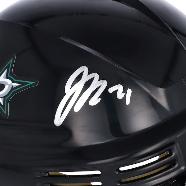 Jason Robertson Dallas Stars Autographed Fanatics Authentic Black Mini Helmet - The Ballers Bank