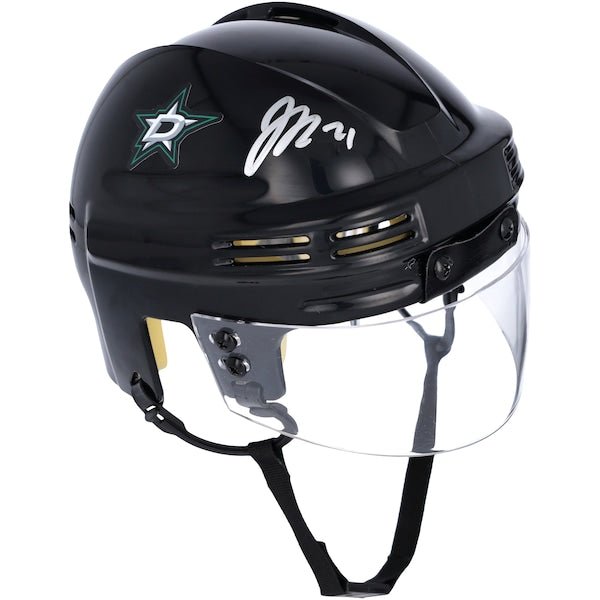 Jason Robertson Dallas Stars Autographed Fanatics Authentic Black Mini Helmet - The Ballers Bank