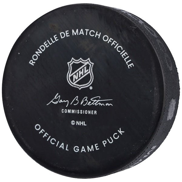 Jason Robertson Dallas Stars Autographed Fanatics Authentic Official Game Puck - The Ballers Bank