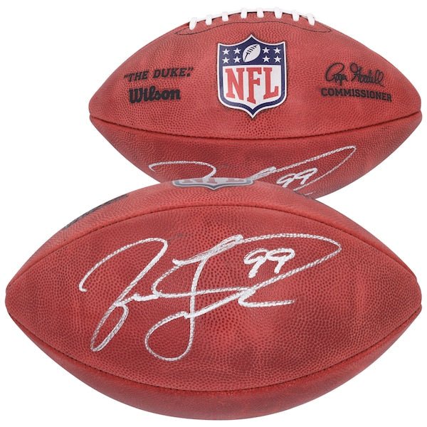 Jason Taylor Miami Dolphins Autographed Fanatics Authentic Duke Full Color Football - The Ballers Bank
