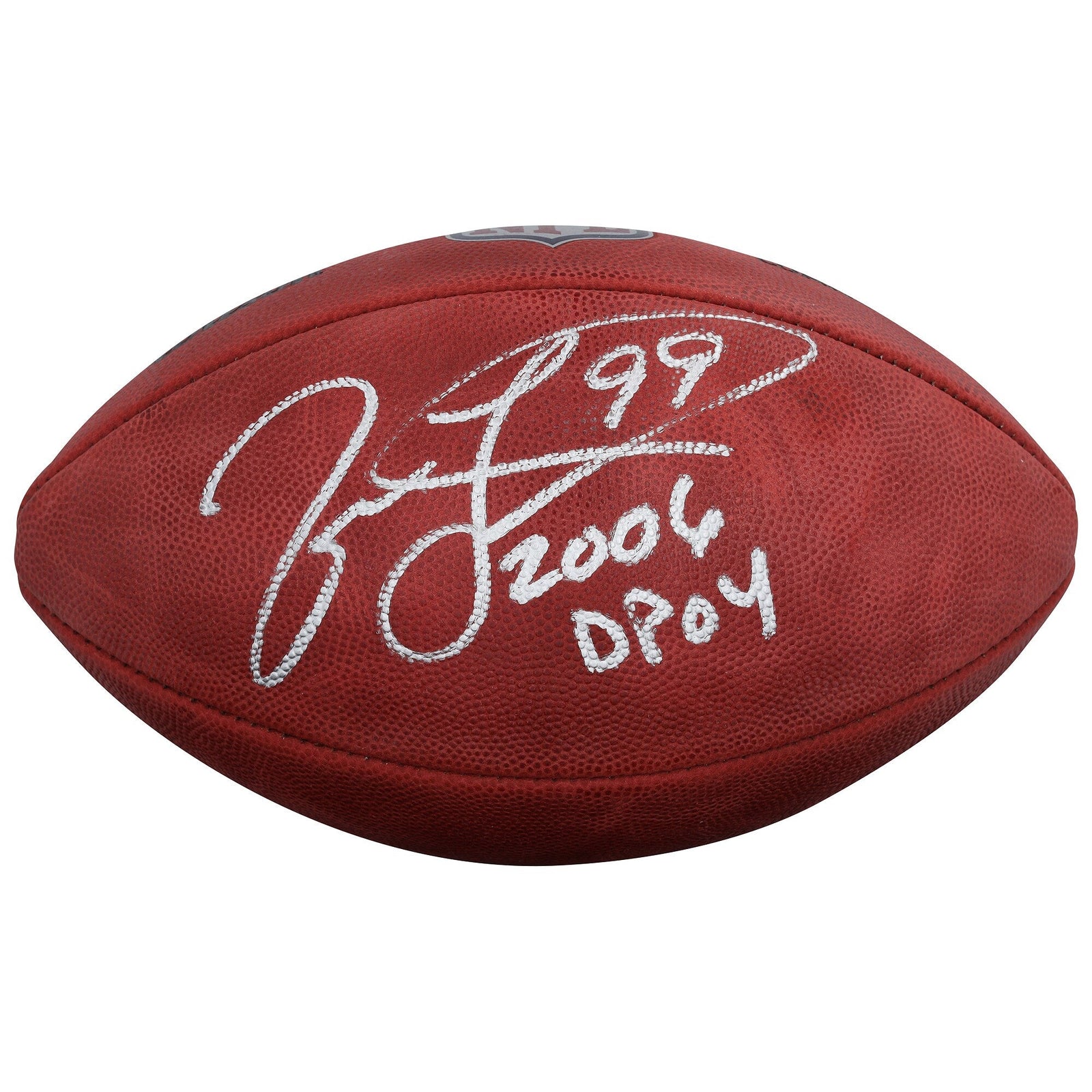 Jason Taylor Miami Dolphins Autographed Fanatics Authentic Duke Full Color Football with "2006 DPOY" Inscription - The Ballers Bank