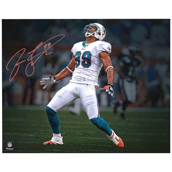 Jason Taylor Miami Dolphins Fanatics Authentic Autographed 16" x 20" Sack Celebration Spotlight Photograph - The Ballers Bank