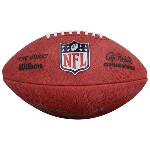Jayden Higgins Houston Texans Autographed Fanatics Authentic Duke Full Color Football - The Ballers Bank