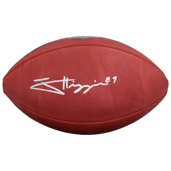 Jayden Higgins Houston Texans Autographed Fanatics Authentic Duke Full Color Football - The Ballers Bank