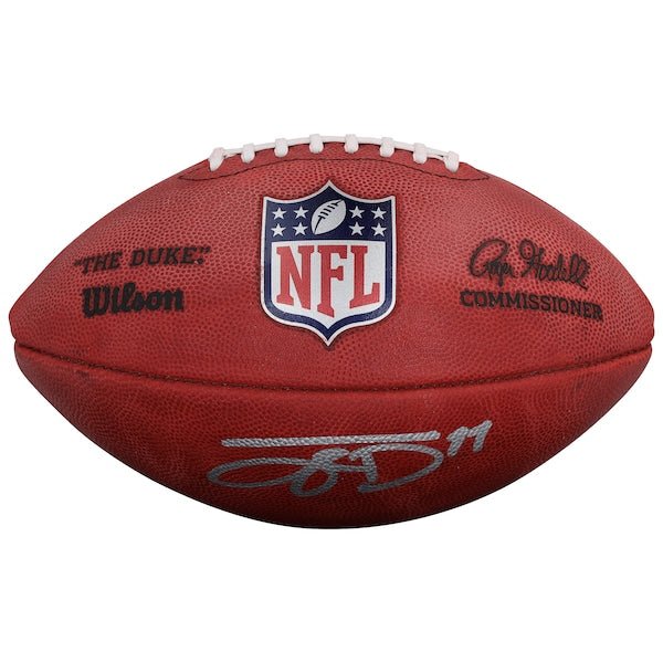 Jayden Reed Green Bay Packers Autographed Fanatics Authentic Duke Full Color Football - The Ballers Bank