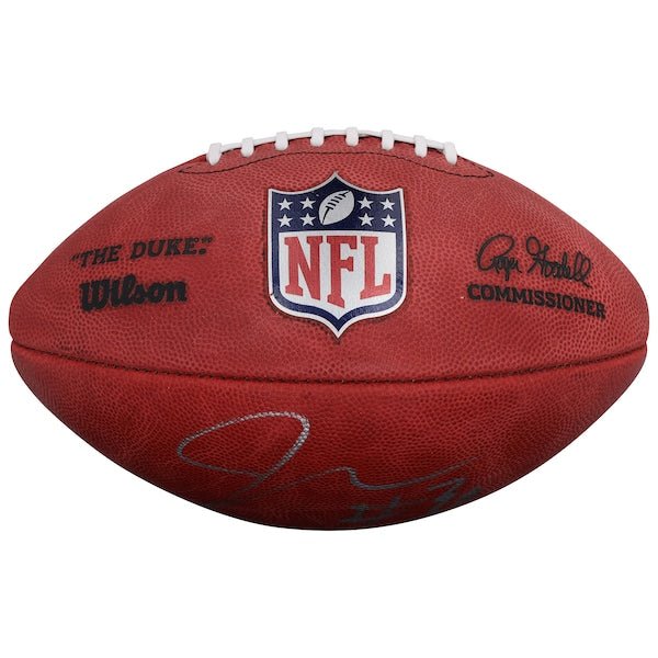 Jaylen Warren Pittsburgh Steelers Autographed Fanatics Authentic Duke Full Color Football - The Ballers Bank