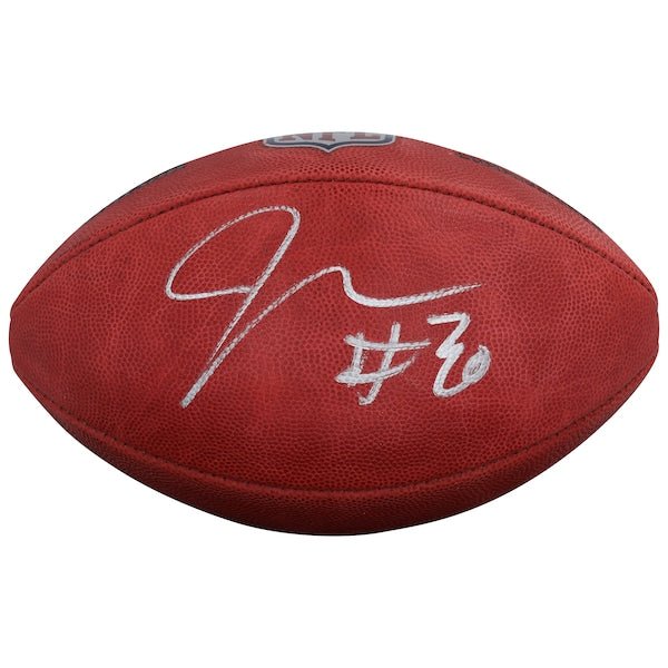 Jaylen Warren Pittsburgh Steelers Autographed Fanatics Authentic Duke Full Color Football - The Ballers Bank
