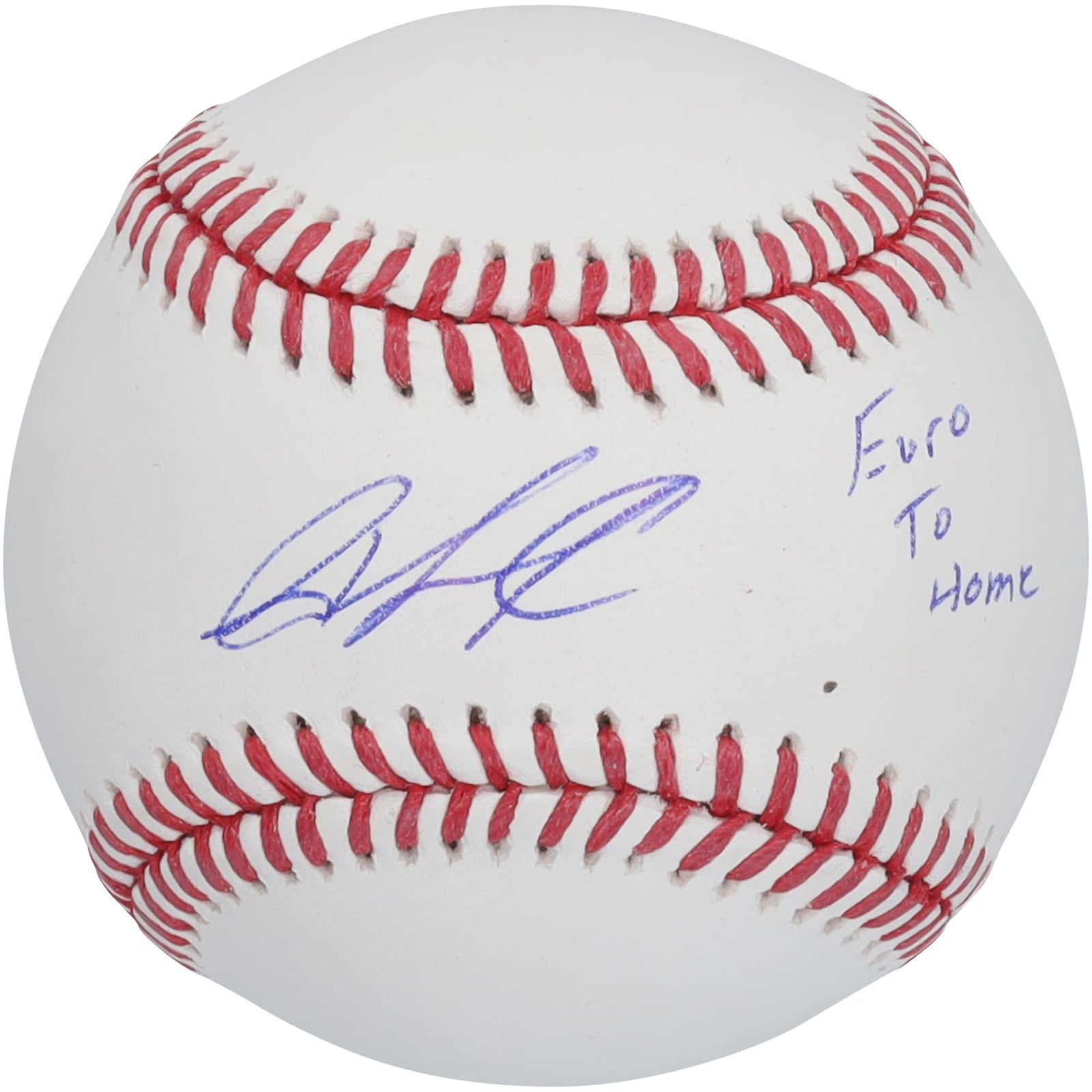 Jazz Chisholm Jr. New York Yankees Autographed Fanatics Authentic Baseball with "Euro to Home" Inscription - The Ballers Bank