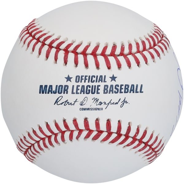 Jeff Bagwell Houston Astros Autographed Fanatics Authentic Hall of Fame Logo Baseball with "HOF 17" Inscription - The Ballers Bank