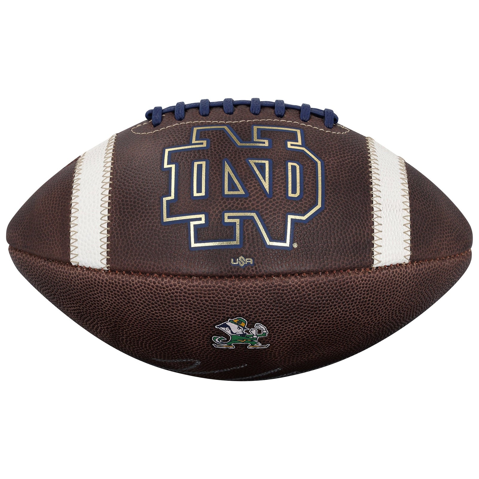 Jeremiyah Love Notre Dame Fighting Irish Autographed Fanatics Authentic USA Authentic Game Football - The Ballers Bank
