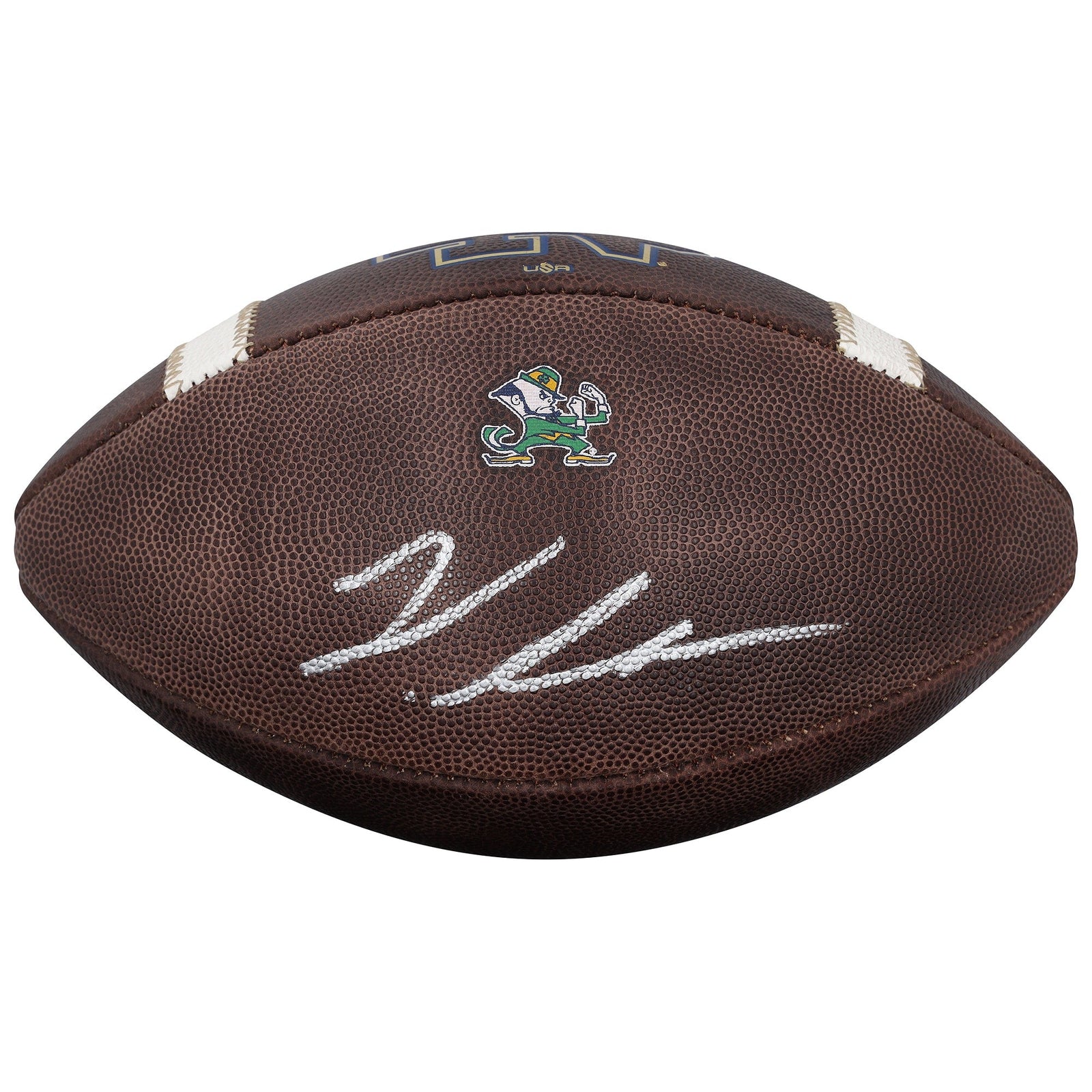 Jeremiyah Love Notre Dame Fighting Irish Autographed Fanatics Authentic USA Authentic Game Football - The Ballers Bank