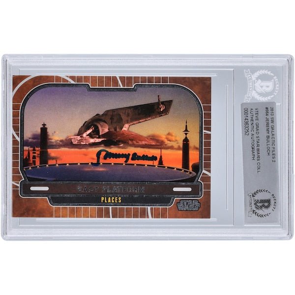 Jeremy Bulloch Star Wars Autographed 2013 Topps Star Wars Galactic Files 664 BGS Authenticated Card - The Ballers Bank