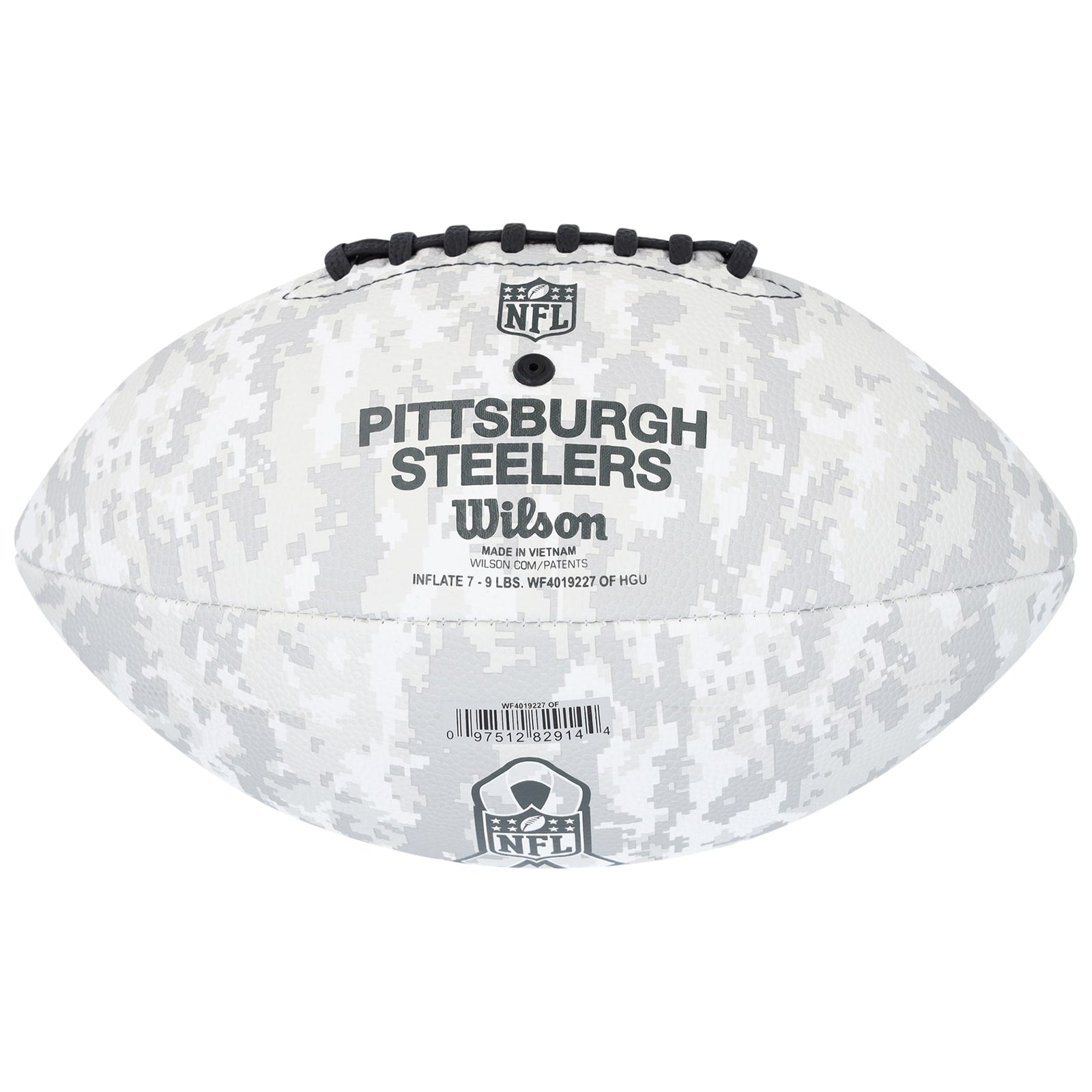 Jerome Bettis Pittsburgh Steelers Autographed Fanatics Authentic 2024 Salute To Service Wilson Football - The Ballers Bank