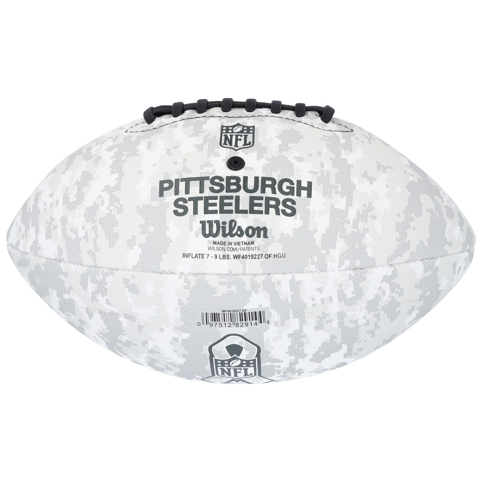 Jerome Bettis Pittsburgh Steelers Autographed Fanatics Authentic 2024 Salute To Service Wilson Football - The Ballers Bank