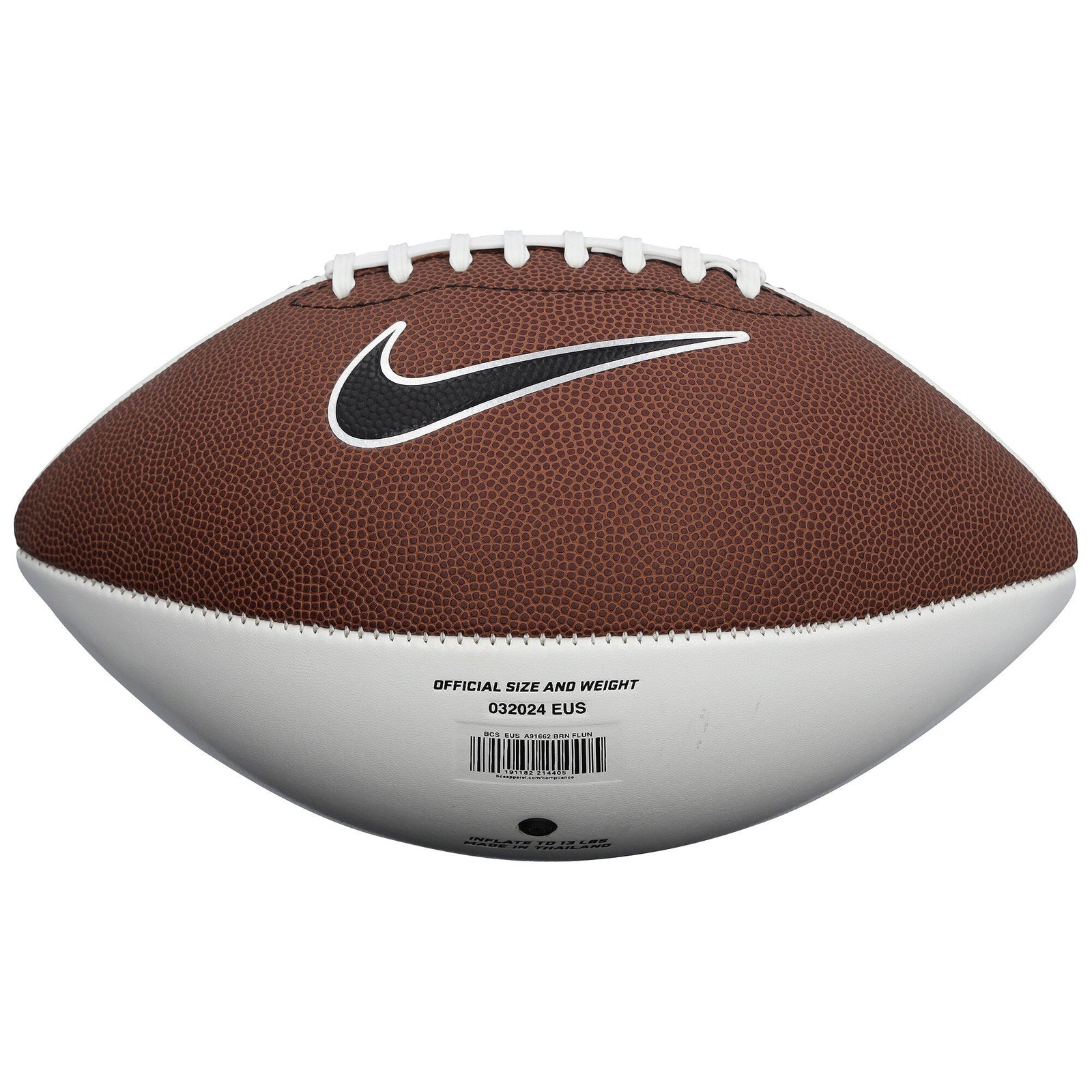 Jevon Kearse Florida Gators Autographed Fanatics Authentic Nike White Panel Football with "98 All American" Inscription - The Ballers Bank