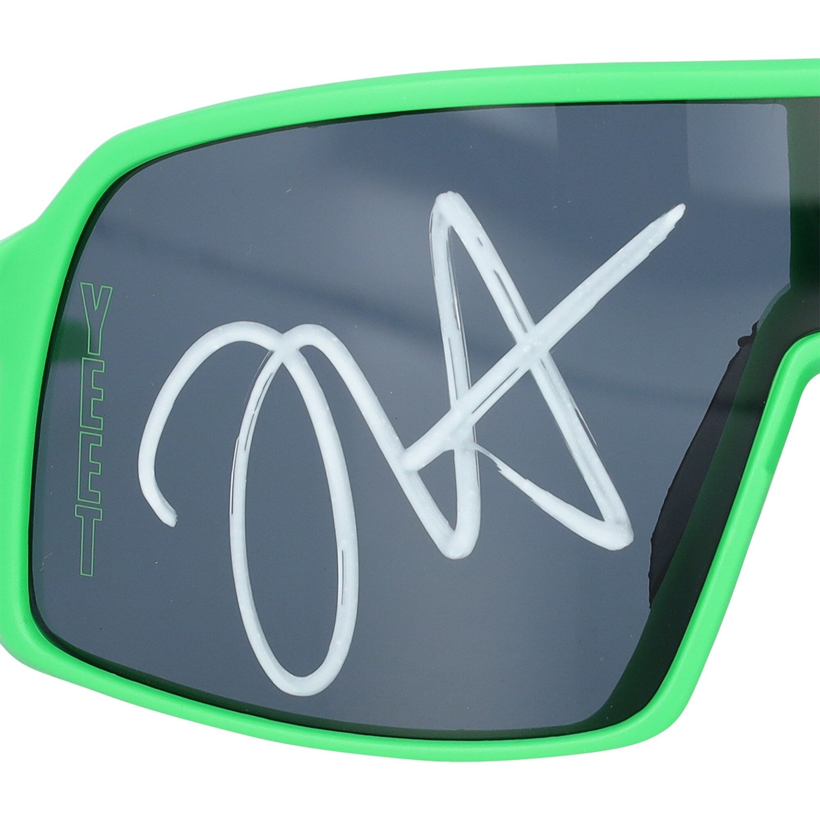 Jey Uso WWE Autographed Fanatics Authentic Green YEET Sports Shades - The Ballers Bank