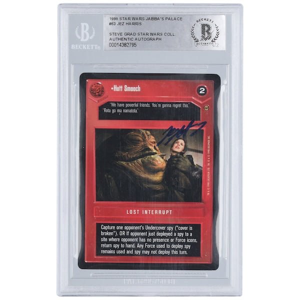 Jez Harris Star Wars Autographed 2015 Topps 63 BAS Authenticated Card - The Ballers Bank