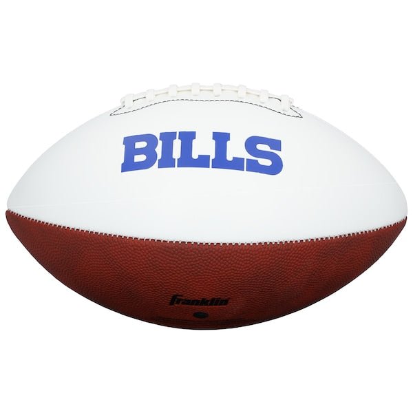 Jim Kelly Buffalo Bills Autographed Fanatics Authentic Franklin White Panel Football - The Ballers Bank