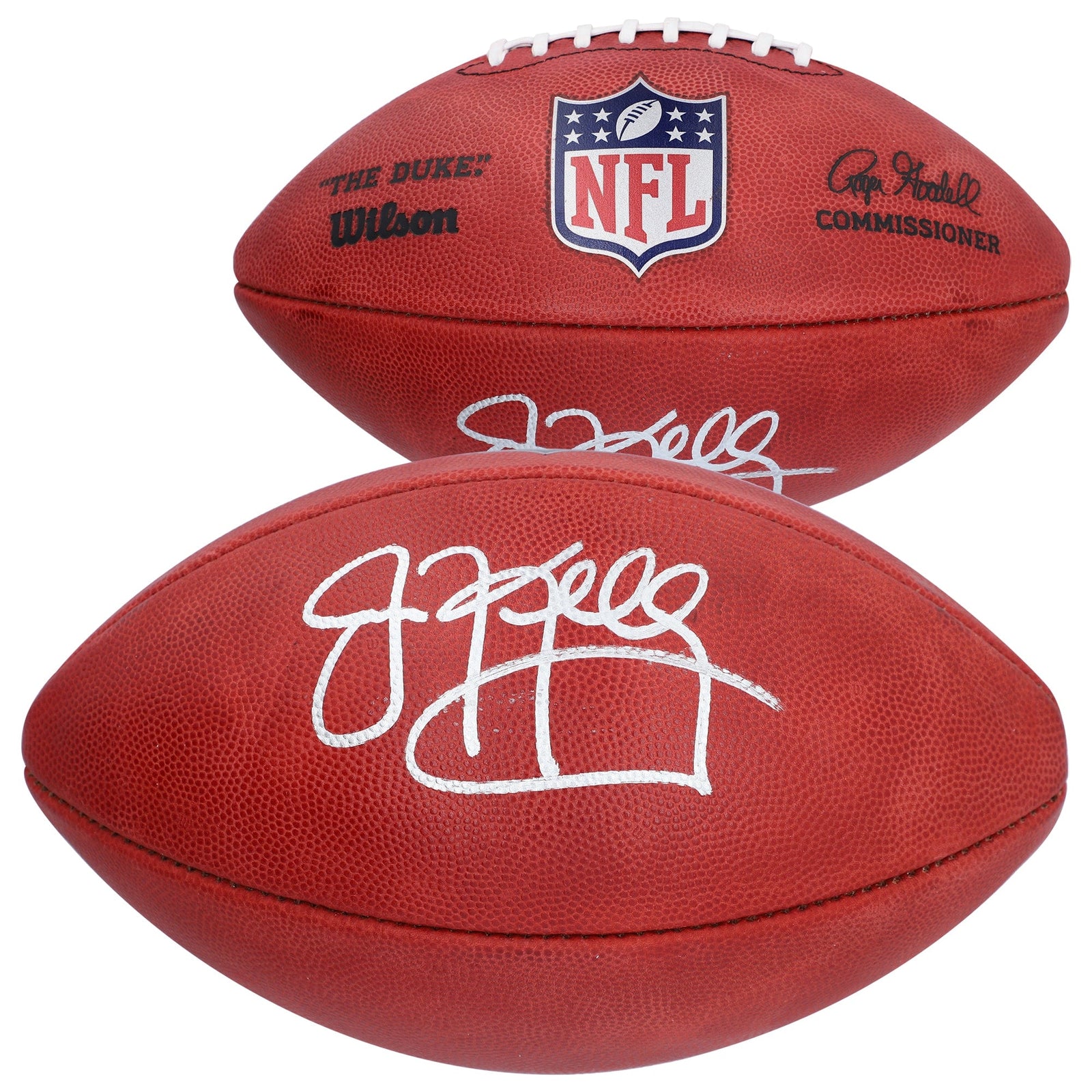 Jim Kelly Buffalo Bills Fanatics Authentic Autographed Wilson Duke Full Color Pro Football - The Ballers Bank