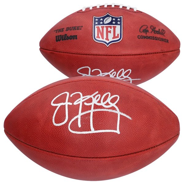 Jim Kelly Buffalo Bills Fanatics Authentic Autographed Wilson Duke Full Color Pro Football - The Ballers Bank