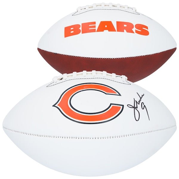 Jim McMahon Chicago Bears Autographed Fanatics Authentic Franklin White Panel Football - The Ballers Bank