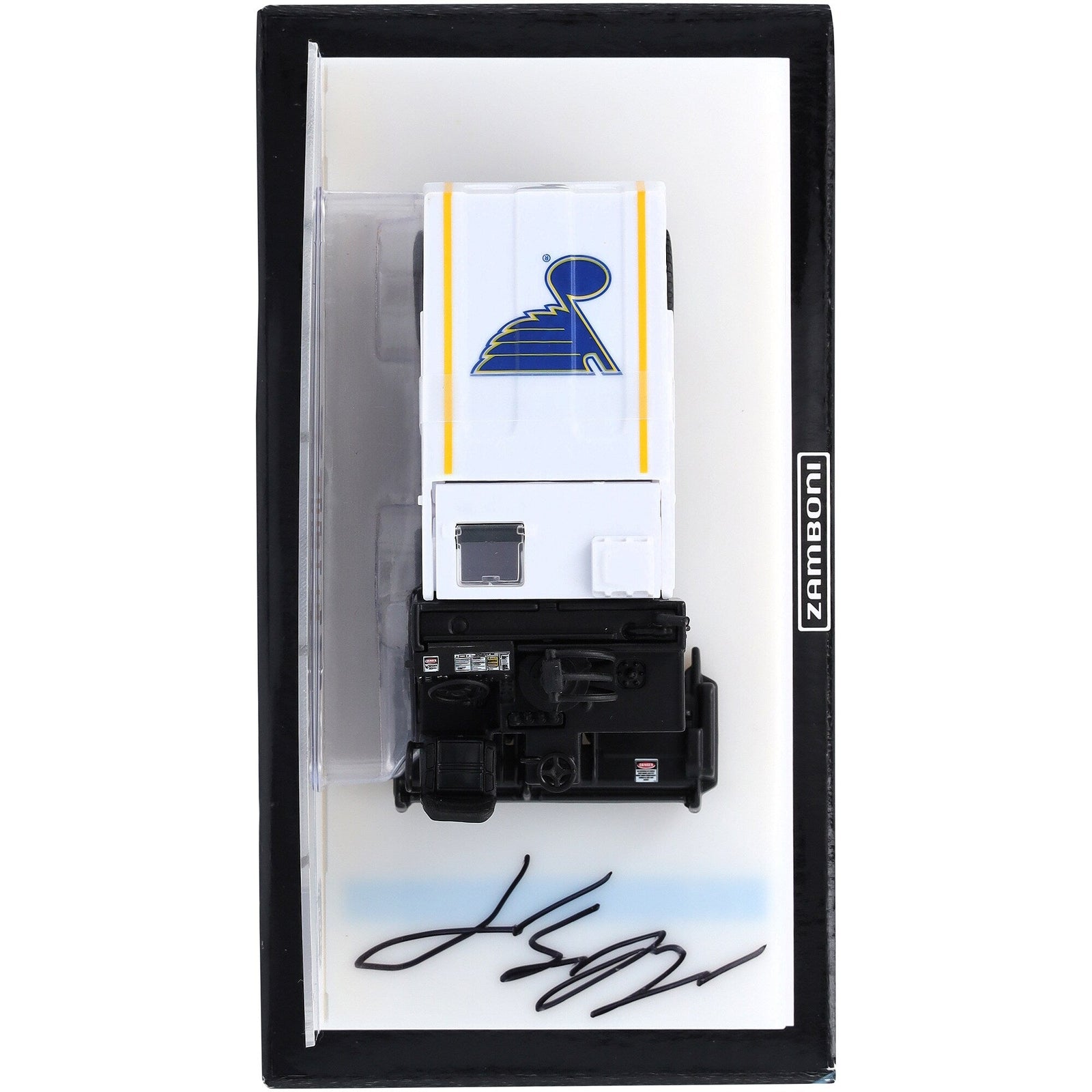 Jimmy Snuggerud St. Louis Blues Autographed Fanatics Authentic 1:43 Scale Die - Cast Zamboni - The Ballers Bank