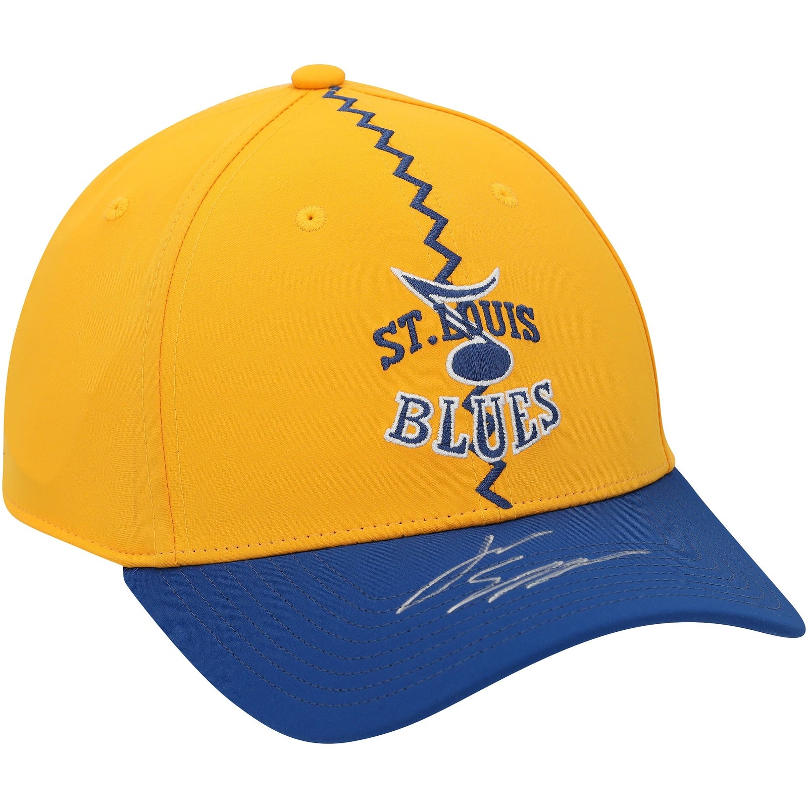 Jimmy Snuggerud St. Louis Blues Autographed Fanatics Authentic 2022 - 23 Reverse Retro adidas Cap - The Ballers Bank