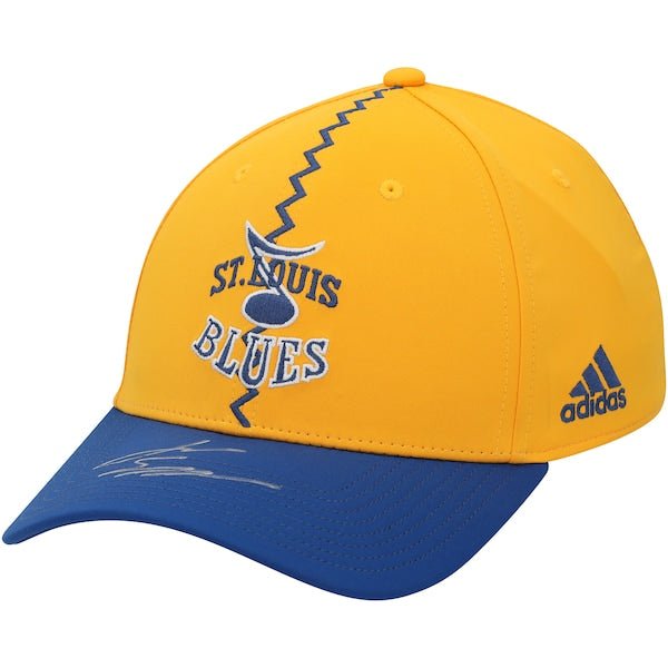 Jimmy Snuggerud St. Louis Blues Autographed Fanatics Authentic 2022 - 23 Reverse Retro adidas Cap - The Ballers Bank