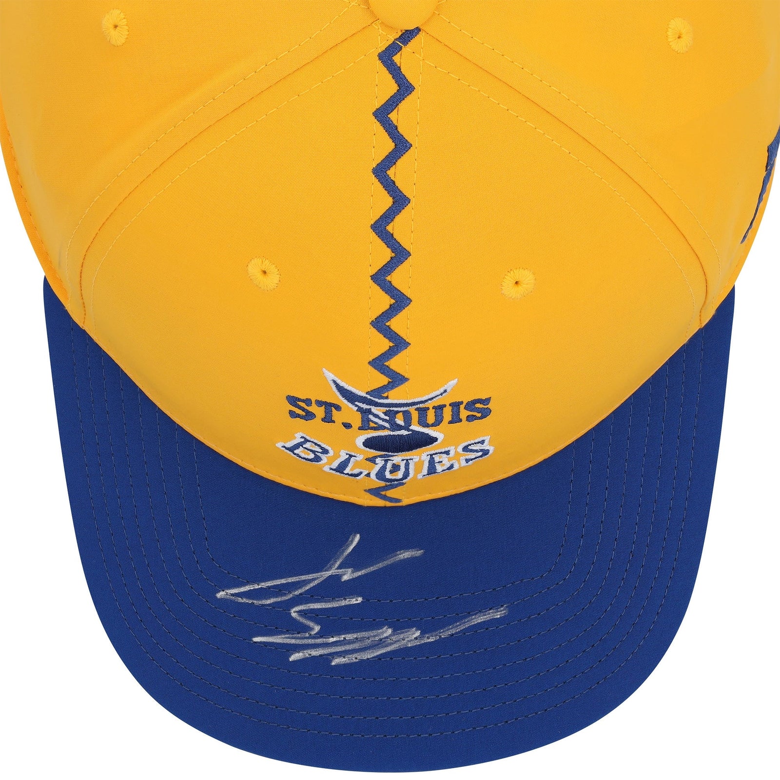 Jimmy Snuggerud St. Louis Blues Autographed Fanatics Authentic 2022 - 23 Reverse Retro adidas Cap - The Ballers Bank
