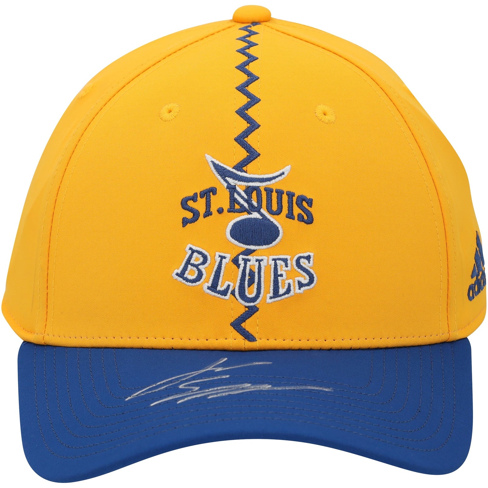 Jimmy Snuggerud St. Louis Blues Autographed Fanatics Authentic 2022 - 23 Reverse Retro adidas Cap - The Ballers Bank