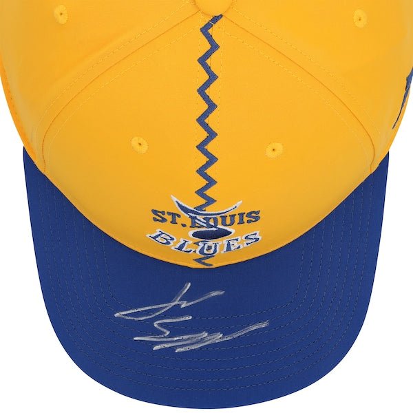 Jimmy Snuggerud St. Louis Blues Autographed Fanatics Authentic 2022 - 23 Reverse Retro adidas Cap - The Ballers Bank