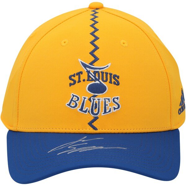 Jimmy Snuggerud St. Louis Blues Autographed Fanatics Authentic 2022 - 23 Reverse Retro adidas Cap - The Ballers Bank