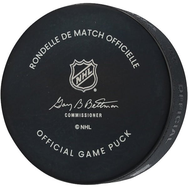 Jimmy Snuggerud St. Louis Blues Autographed Fanatics Authentic Official Game Puck - The Ballers Bank