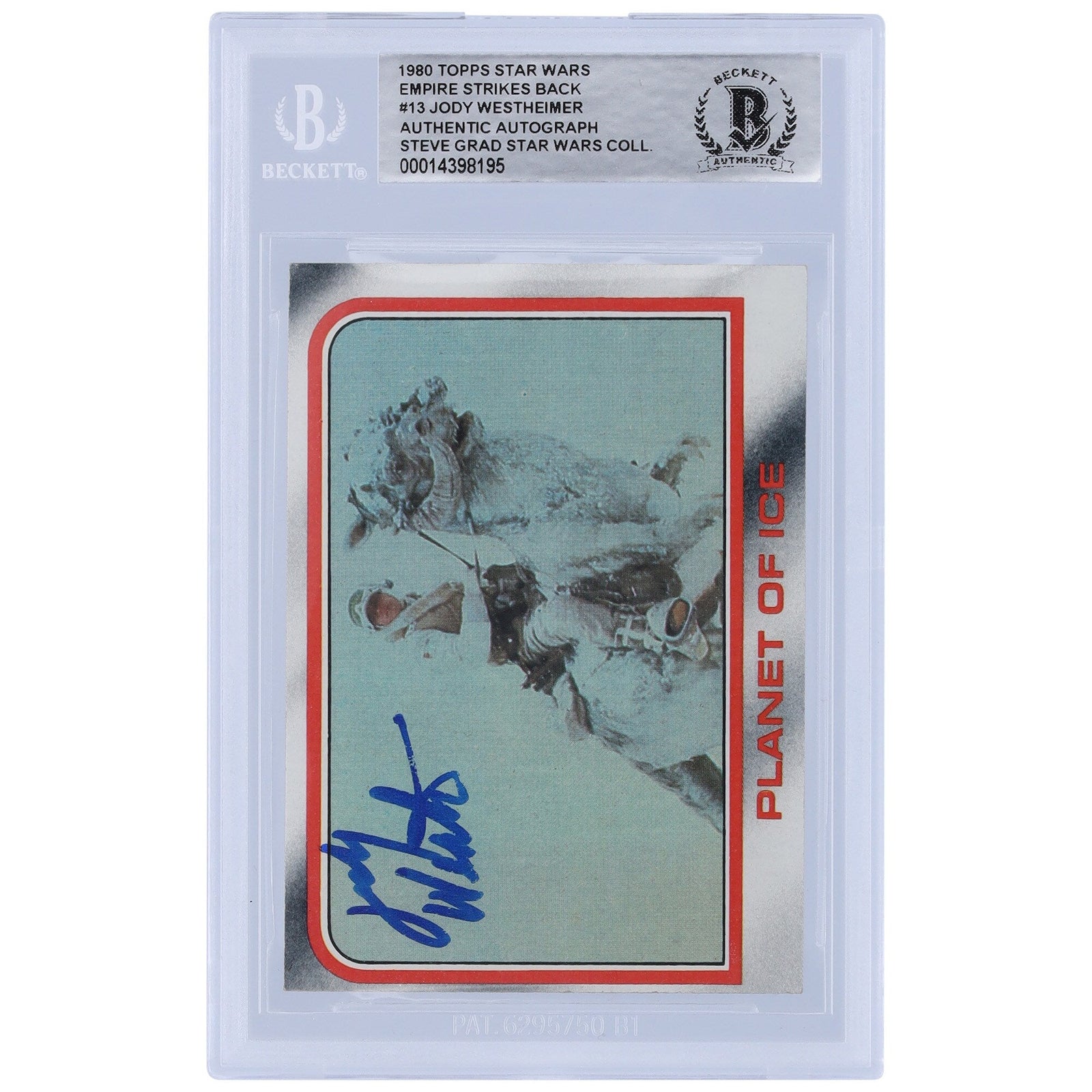 Jody Westheimer Star Wars Autographed 1980 Topps The Empire Strikes Back 13 BGS Authenticated Card - The Ballers Bank